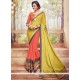 Adorable Patch Border Work Traditional Saree