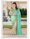 Stunning Georgette Embroidered Work Classic Saree