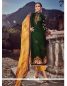 Aristocratic Digital Print Work Fancy Fabric Designer Straight Salwar Suit