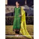 Demure Embroidered Work Fancy Fabric Designer Straight Salwar Suit