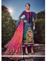 Regal Fancy Fabric Digital Print Work Designer Straight Salwar Suit