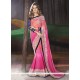 Mystical Georgette Hot Pink Traditional Saree