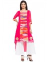 Orphic Georgette Off White Party Wear Kurti