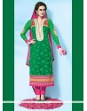 Prominent Embroidered Work Net Designer Suit