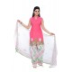 Royal Pink Cotton Readymade Suit