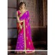 Specialised Georgette Patch Border Work Classic Saree