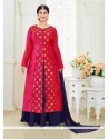 Ayesha Takia Embroidered Work Red Designer Suit