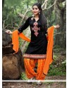 Winsome Embroidered Work Punjabi Suit