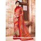 Lively Multi Colour Print Work Casual Saree