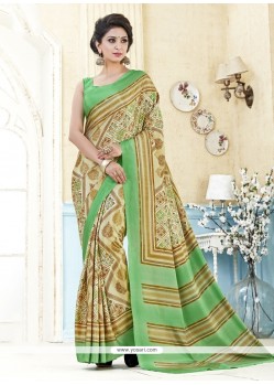 Glossy Kanchipuram Silk Multi Colour Casual Saree