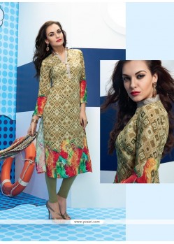 Classical Multi Colour Satin Churidar Designer Suit
