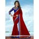 Majestic Banglori Silk Red Traditional Saree