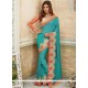 Tempting Georgette Embroidered Work Designer Traditional Sarees