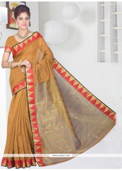 Distinctively Patch Border Work Casual Saree