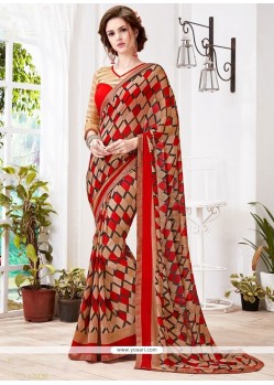 Lovable Printed Saree For Party