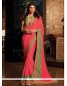 Prepossessing Silk Embroidered Work Traditional Saree