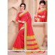 Distinctively Silk Red Casual Saree