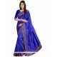 Excellent Art Silk Blue Traditional Saree