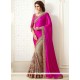 Artistic Georgette Embroidered Work Classic Saree