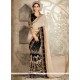 Sonorous Georgette Black Patch Border Work Classic Saree