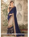 Impeccable Georgette Embroidered Work Traditional Saree
