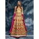 Beauteous Patch Border Work Beige Designer Floor Length Salwar Suit
