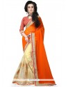 Dignified Net Embroidered Work Designer Traditional Sarees