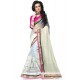 Prominent Patch Border Work Georgette Traditional Saree