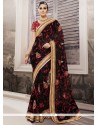 Exotic Georgette Embroidered Work Traditional Saree