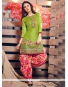 Stupendous Lace Work Punjabi Suit