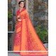 Magnetize Multi Colour Print Work Georgette Casual Saree