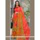 Perfervid Print Work Multi Colour Casual Saree