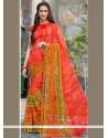 Perfervid Print Work Multi Colour Casual Saree