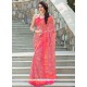 Fetching Print Work Georgette Casual Saree