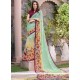 Sensible Print Work Multi Colour Georgette Casual Saree