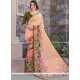 Delightful Print Work Georgette Casual Saree