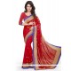 Marvelous Faux Chiffon Patch Border Work Designer Traditional Sarees