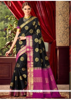 Astonishing Weaving Work Silk Classic Designer Saree