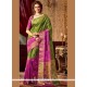 Delectable Green Weaving Work Classic Designer Saree