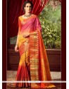 Nice Raw Silk Weaving Work Classic Saree