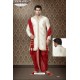 Classy Zari Art Silk Cream Dhoti Sherwani