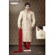 Dashing Cream Art Silk Kurta