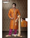 Awesome Art Silk Purple 2 Ton Kurta