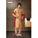 Chickoo Art Silk Kurta