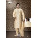 Stunning Cream Art Silk Kurta