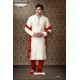 Dashing Cream Banarasi Giccha Kurta