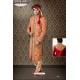 Fashonable Pure Silk Maroon Sherwani