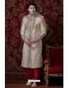 Modish Look Groom Sherwani