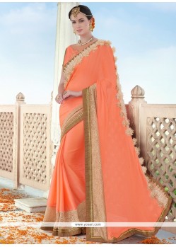 Perfect Embroidered Work Designer Traditional Saree