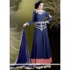 Integral Net Embroidered Work Readymade Gown